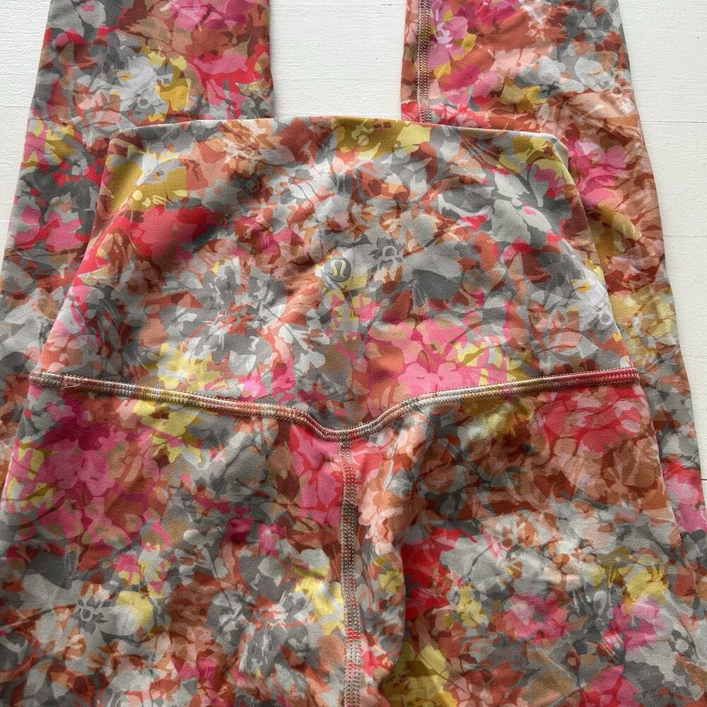LULULEMON Align High Rise Size 2, Inflorescence Floral Multi Color - Picture 2 of 6